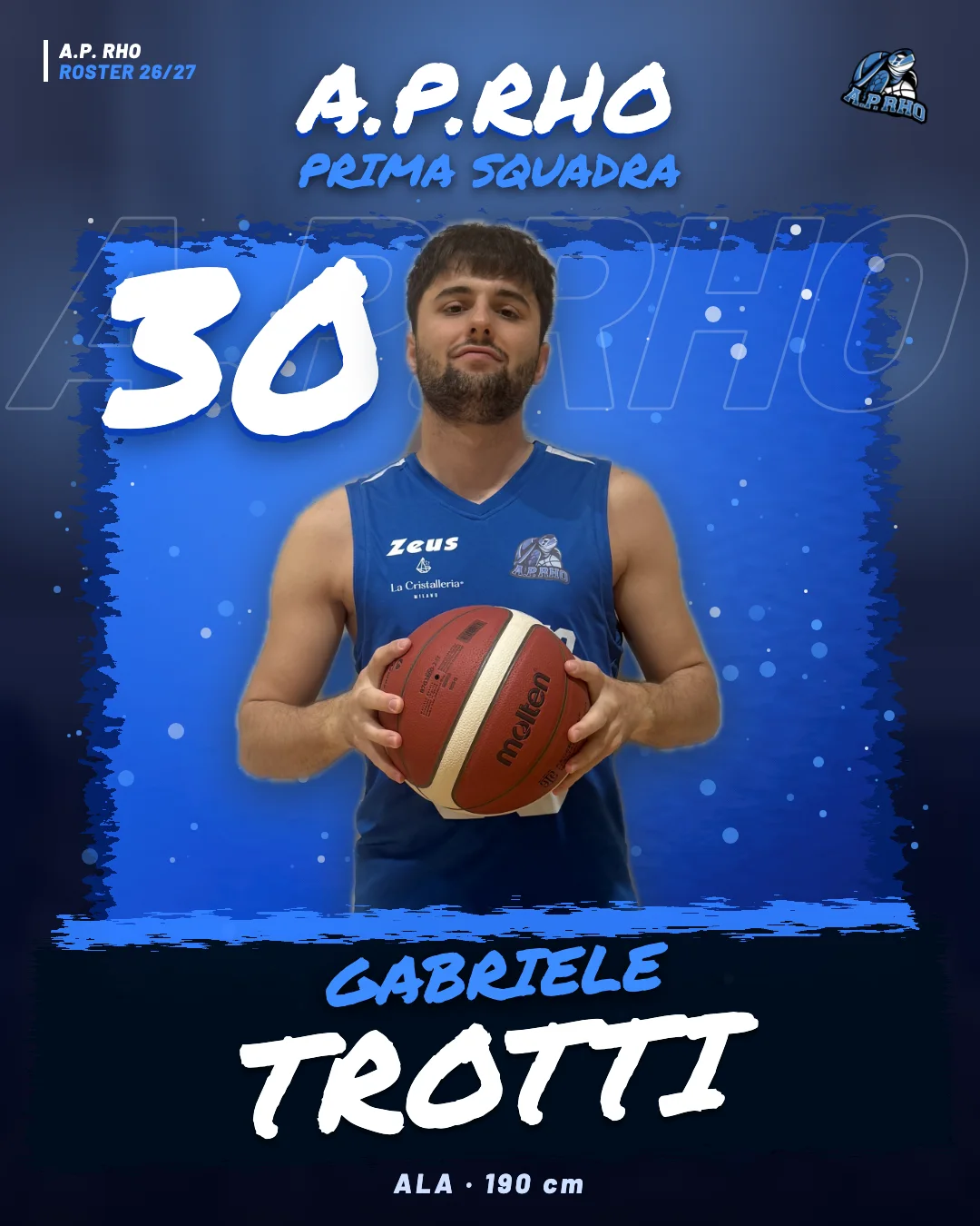 Gabriele Trotti, numero 30, Ala - A.P. Rho