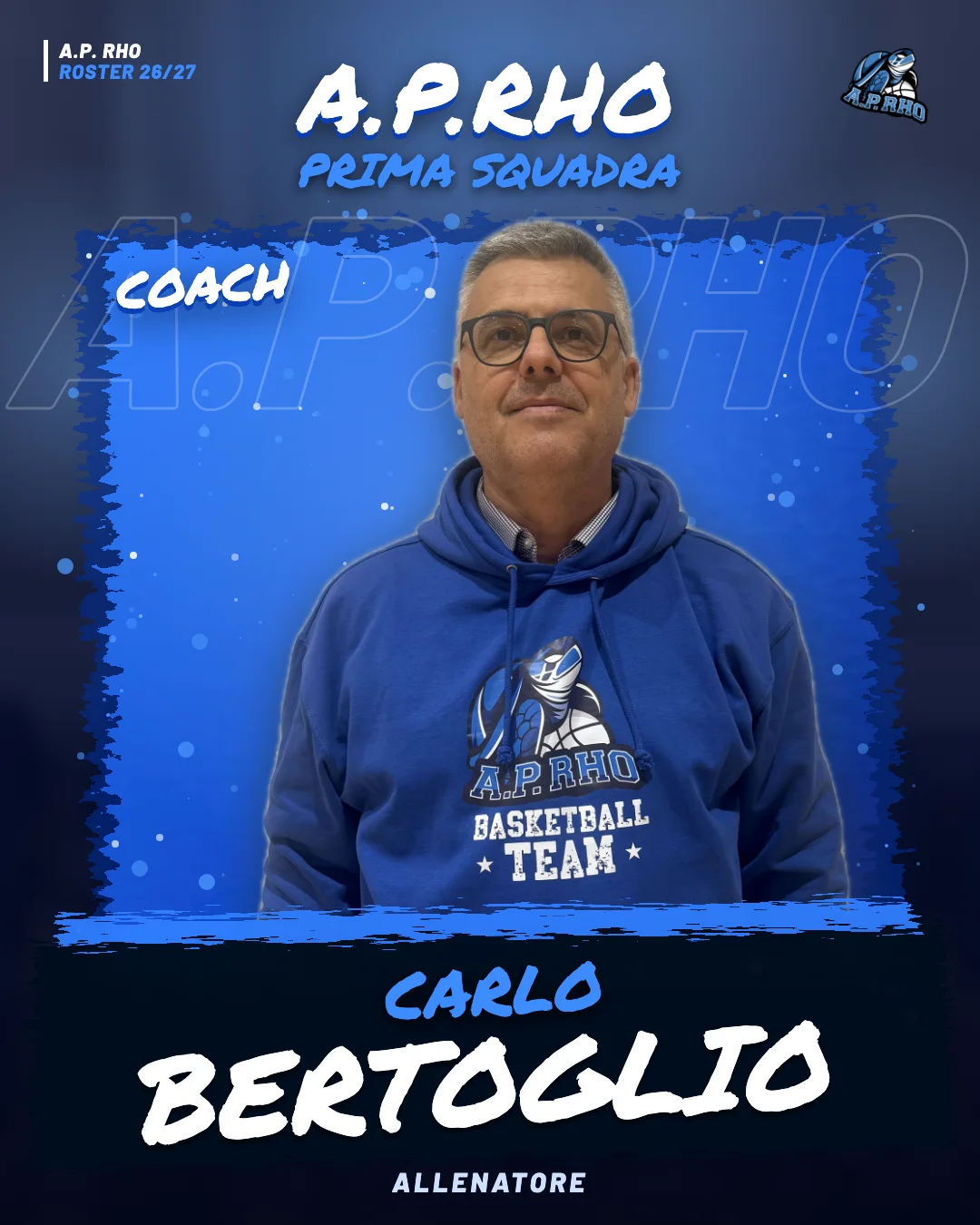 Carlo Bertoglio, Allenatore - A.P. Rho